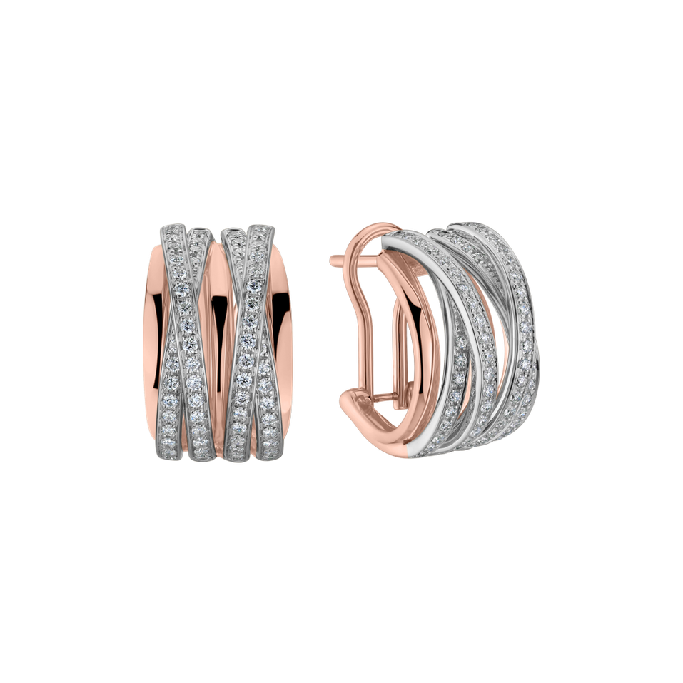 Náušnice s diamanty Luxury Pleasure