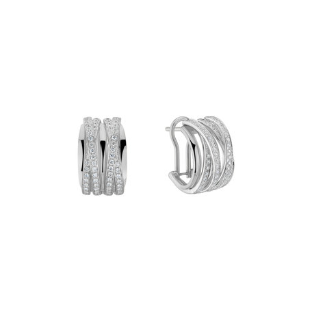 Náušnice s diamanty Luxury Pleasure