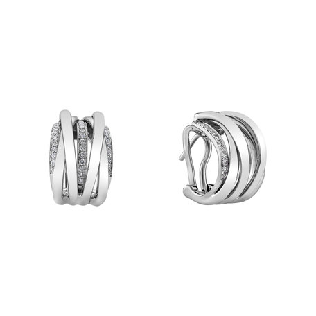 Náušnice s diamanty Luxury Pleasure