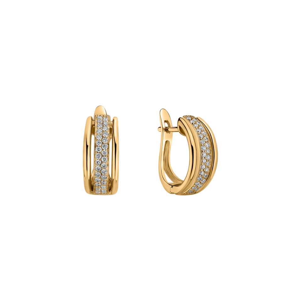 Náušnice s diamanty Daylight Glory