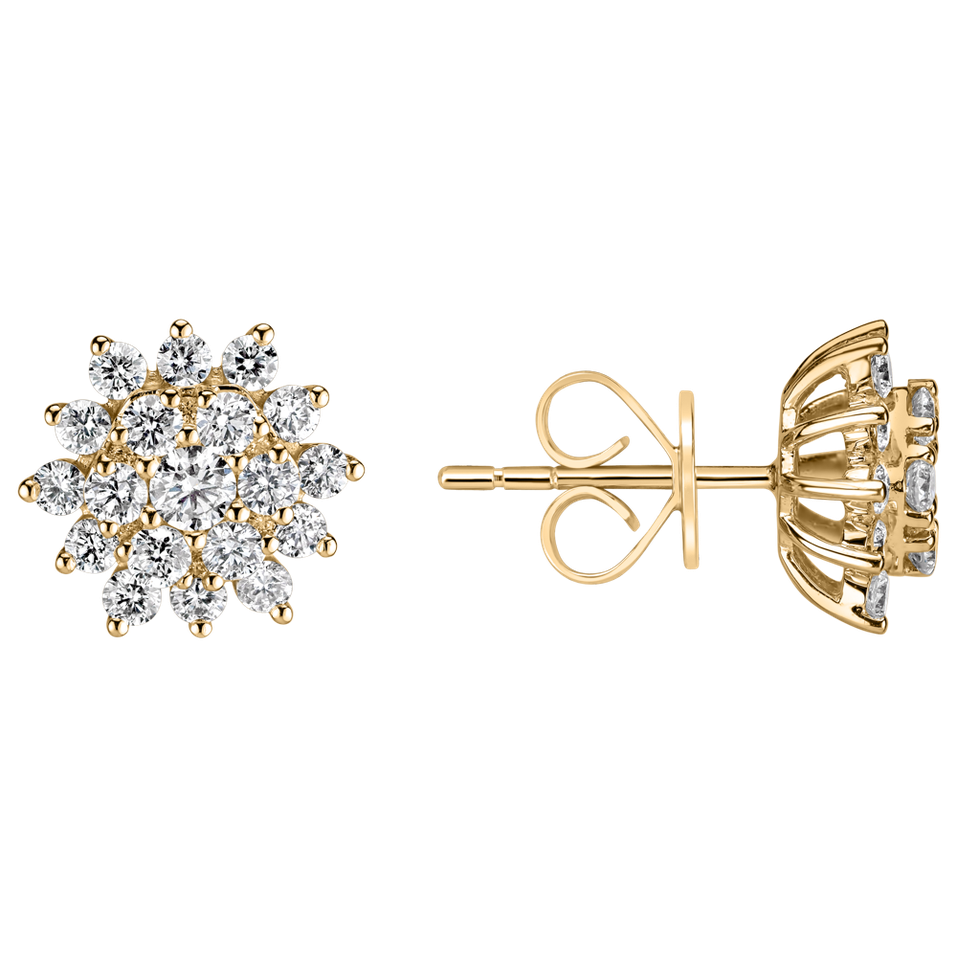 Náušnice s diamanty Evening Sky