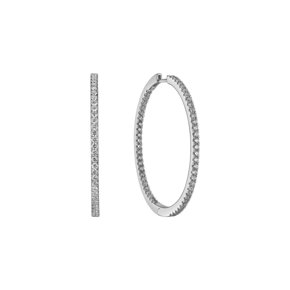 Náušnice s diamanty Personal Sunray