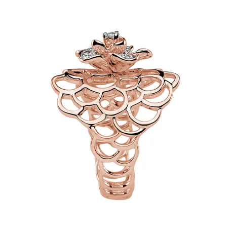 Prsten s diamanty Blooming Beauty
