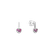 Náušnice s diamanty a rubíny Love Ray3