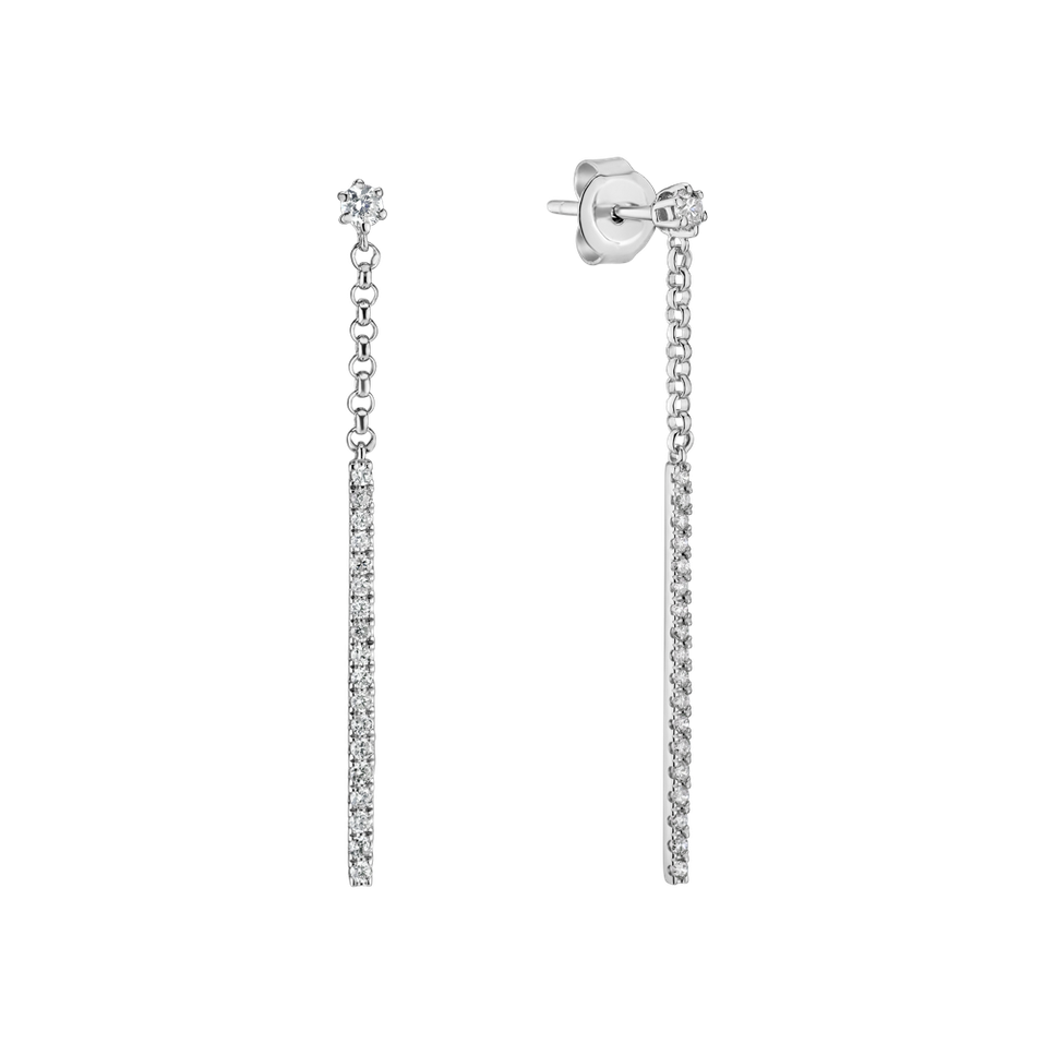 Náušnice s diamanty Eternal Melody