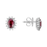 Náušnice s rubínem a diamanty Princess Sparkle3