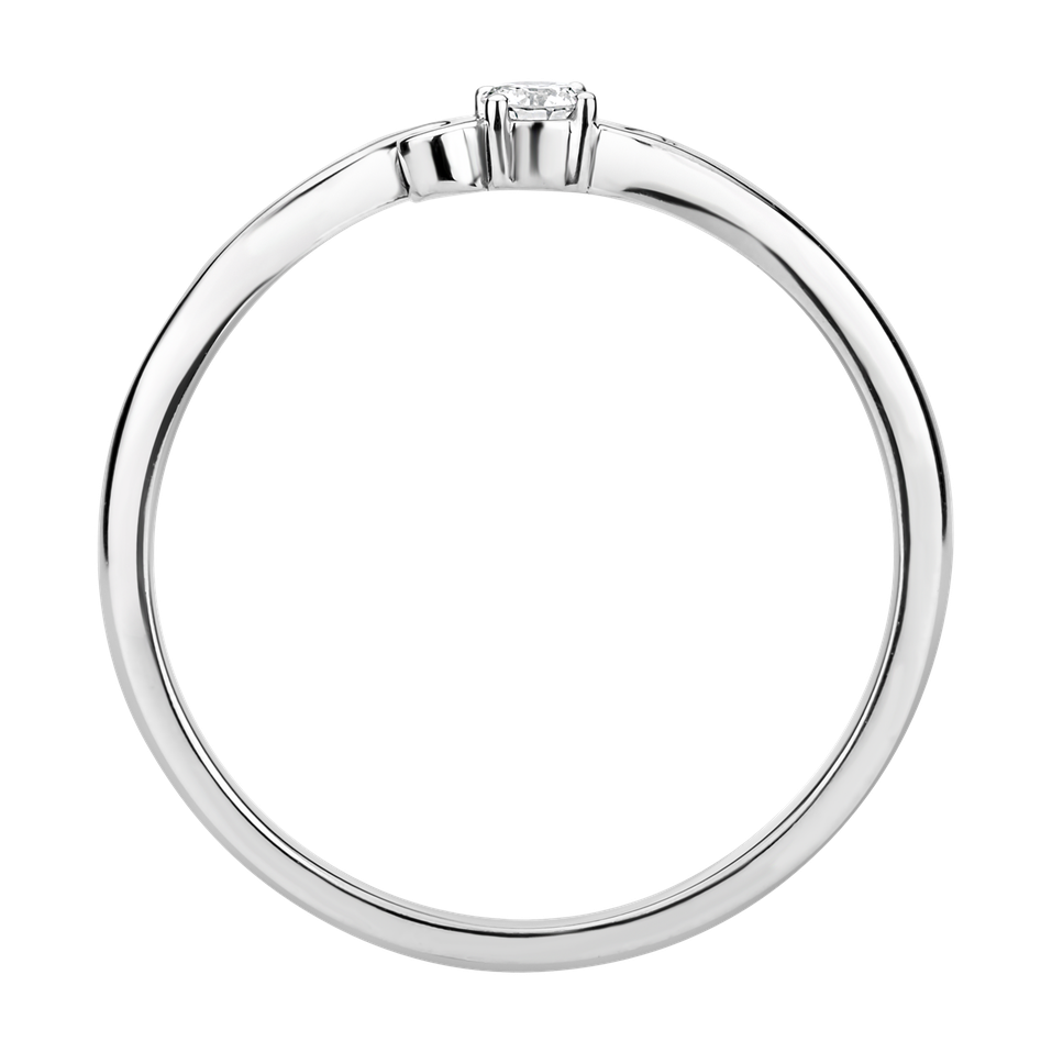 Prsten s diamantem Baroque Love