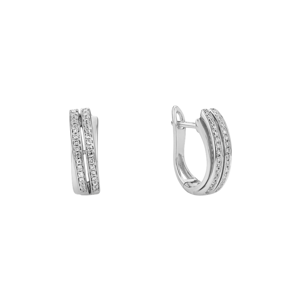 Náušnice s diamanty Precious Sunray