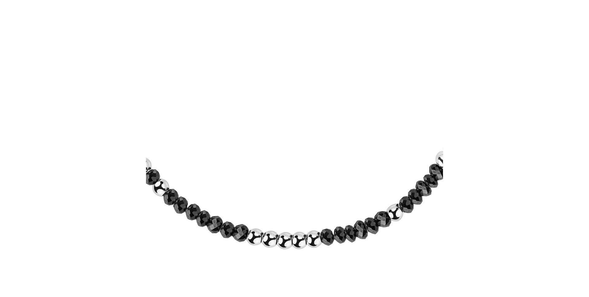 Náramek s černými diamanty Black Eminence