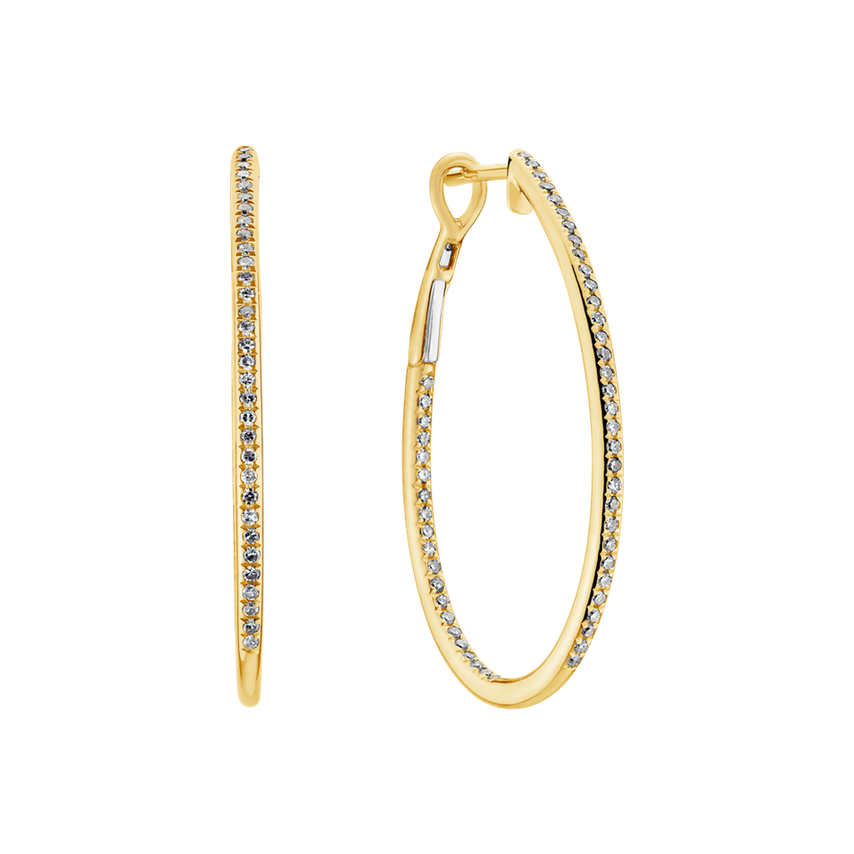 Náušnice s diamanty Elysium Edge