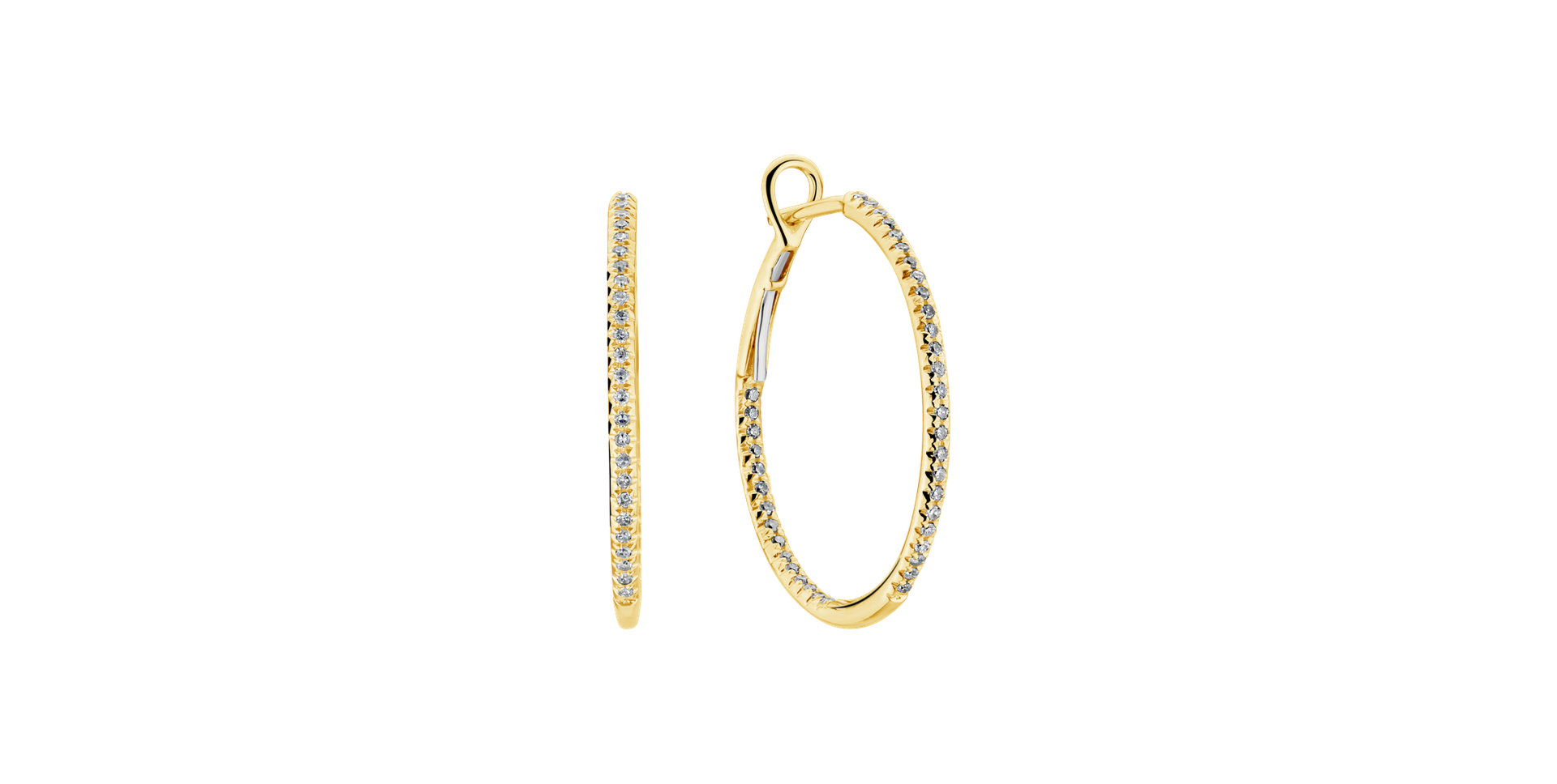 Náušnice s diamanty Nobility Circle