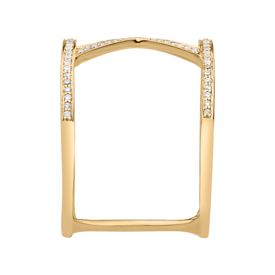 Prsten s diamanty Silent Hymn