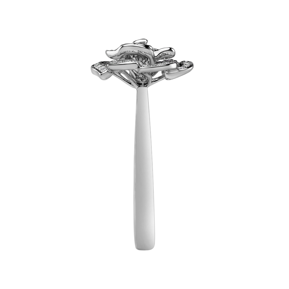 Prsten s diamanty Noble Flower