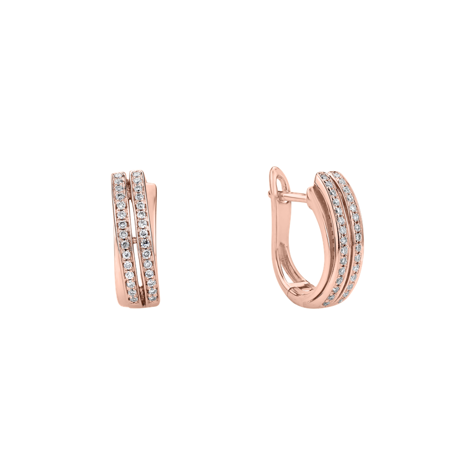 Náušnice s diamanty Precious Sunray