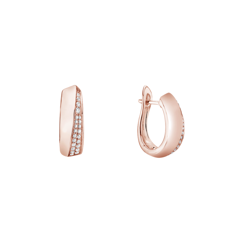 Náušnice s diamanty Flash of Light