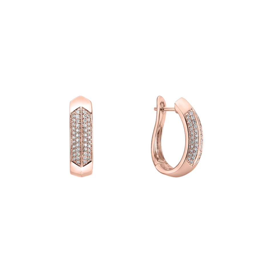 Náušnice s diamanty Space Lady