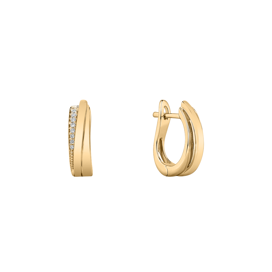 Náušnice s diamanty Dazzling Galaxy