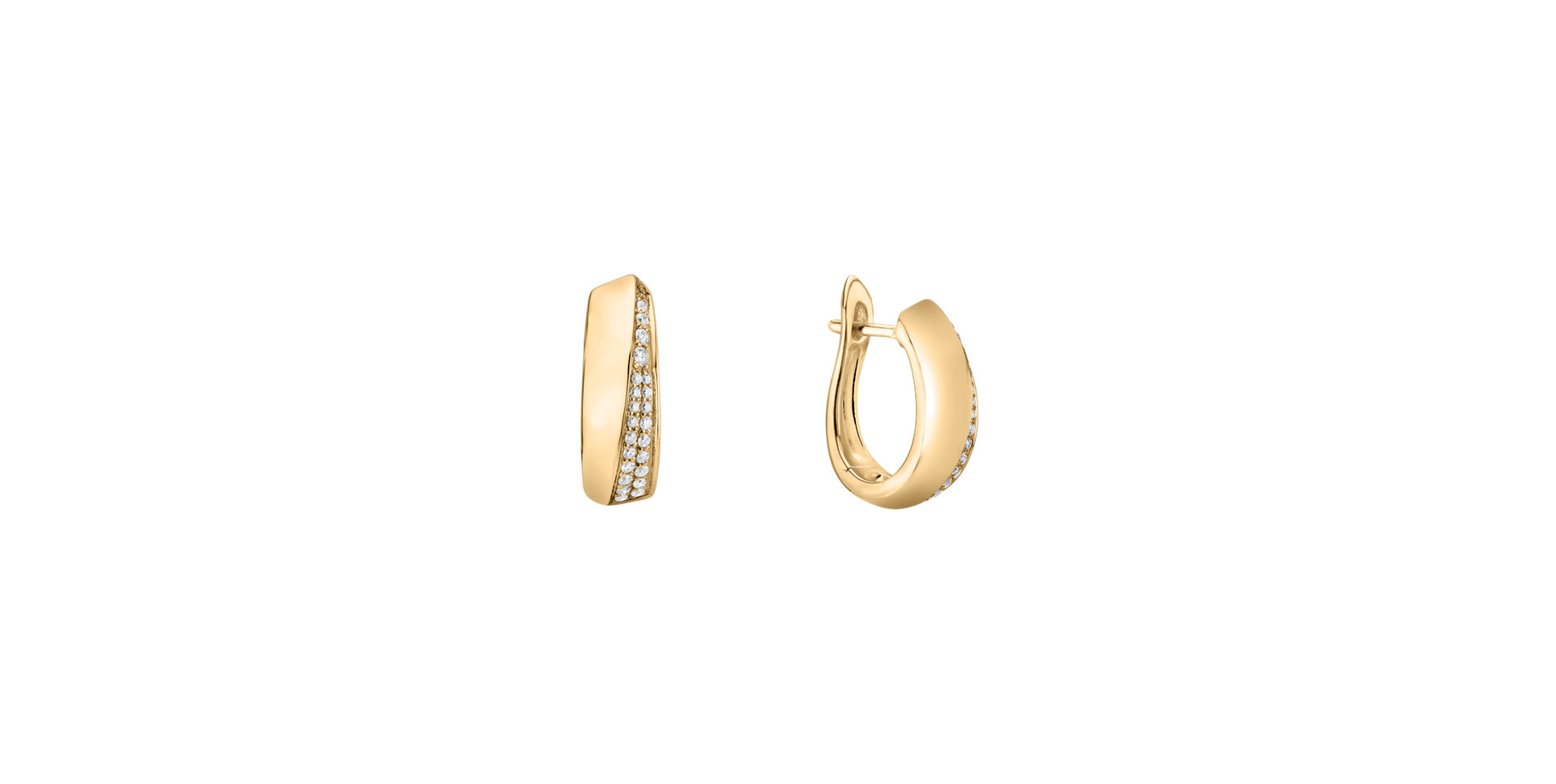 Náušnice s diamanty Flash of Light