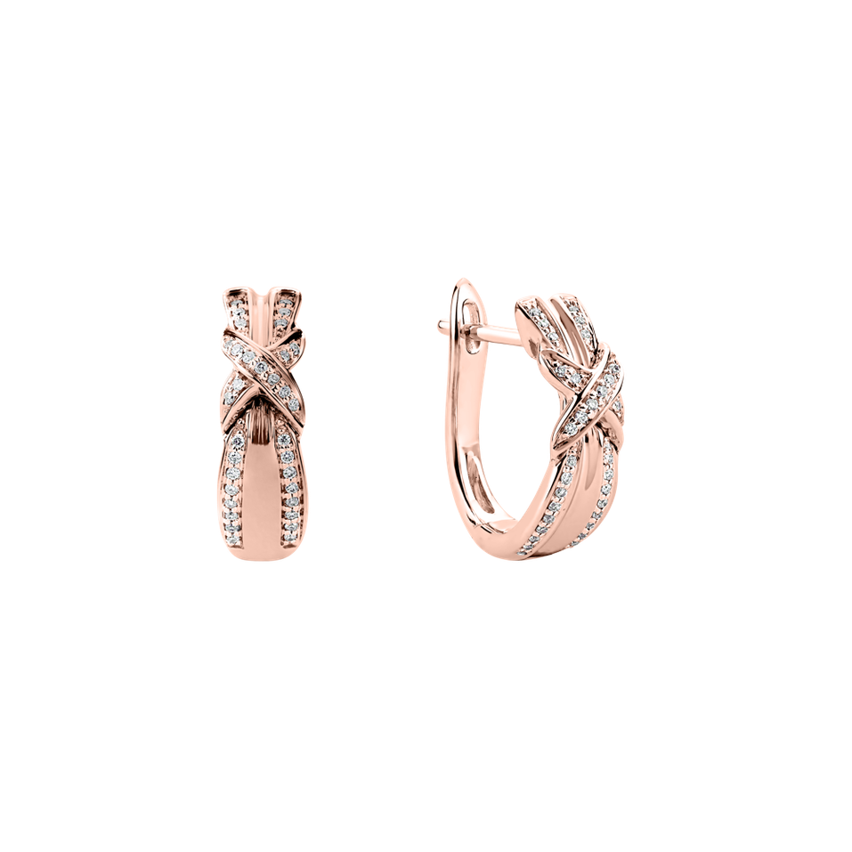 Náušnice s diamanty Best Wish