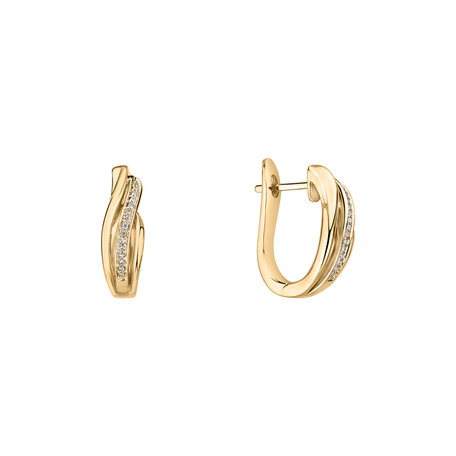 Náušnice s diamanty Precious Ray