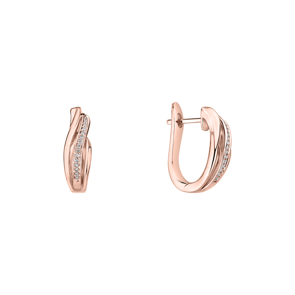 Náušnice s diamanty Precious Ray