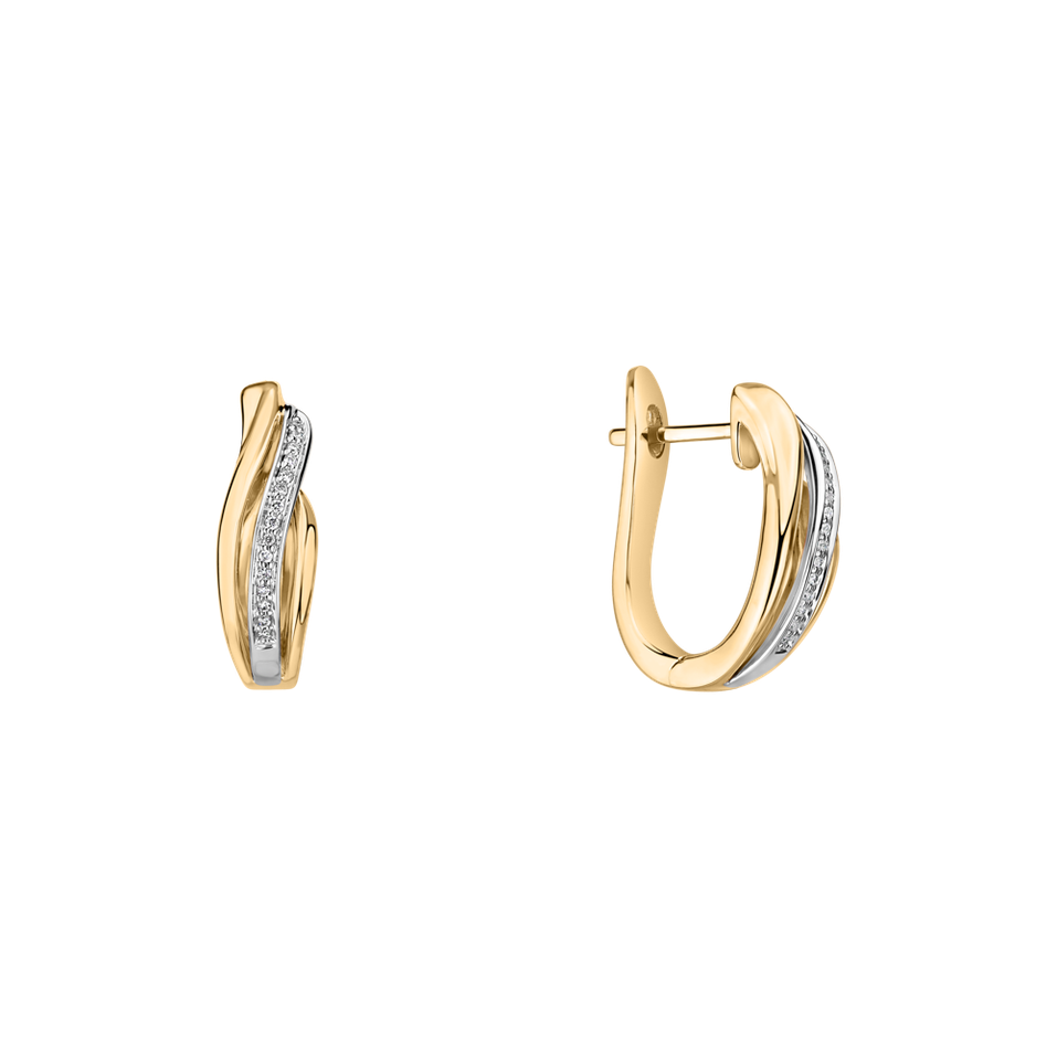 Náušnice s diamanty Precious Ray