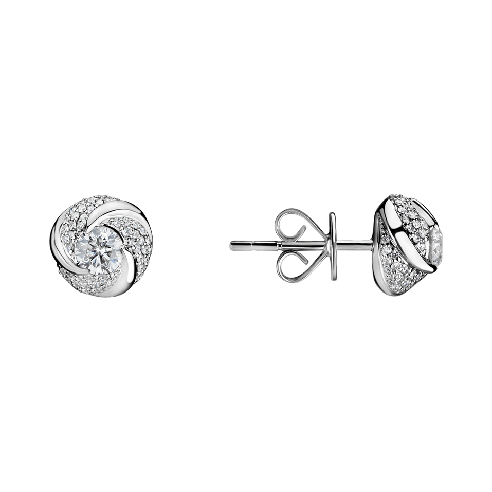 Náušnice s diamanty Fancy Spirit