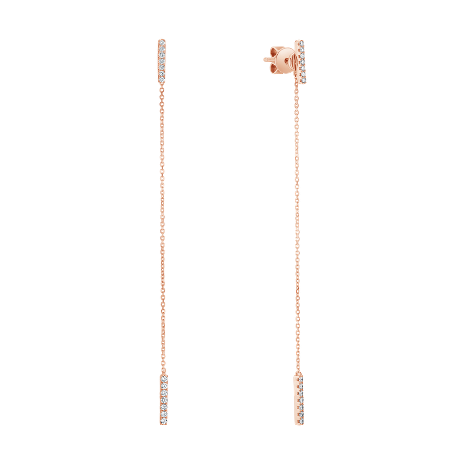 Náušnice s diamanty Herydea