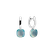 Náušnice s tyrkysovým chalcedonem Bonbon3