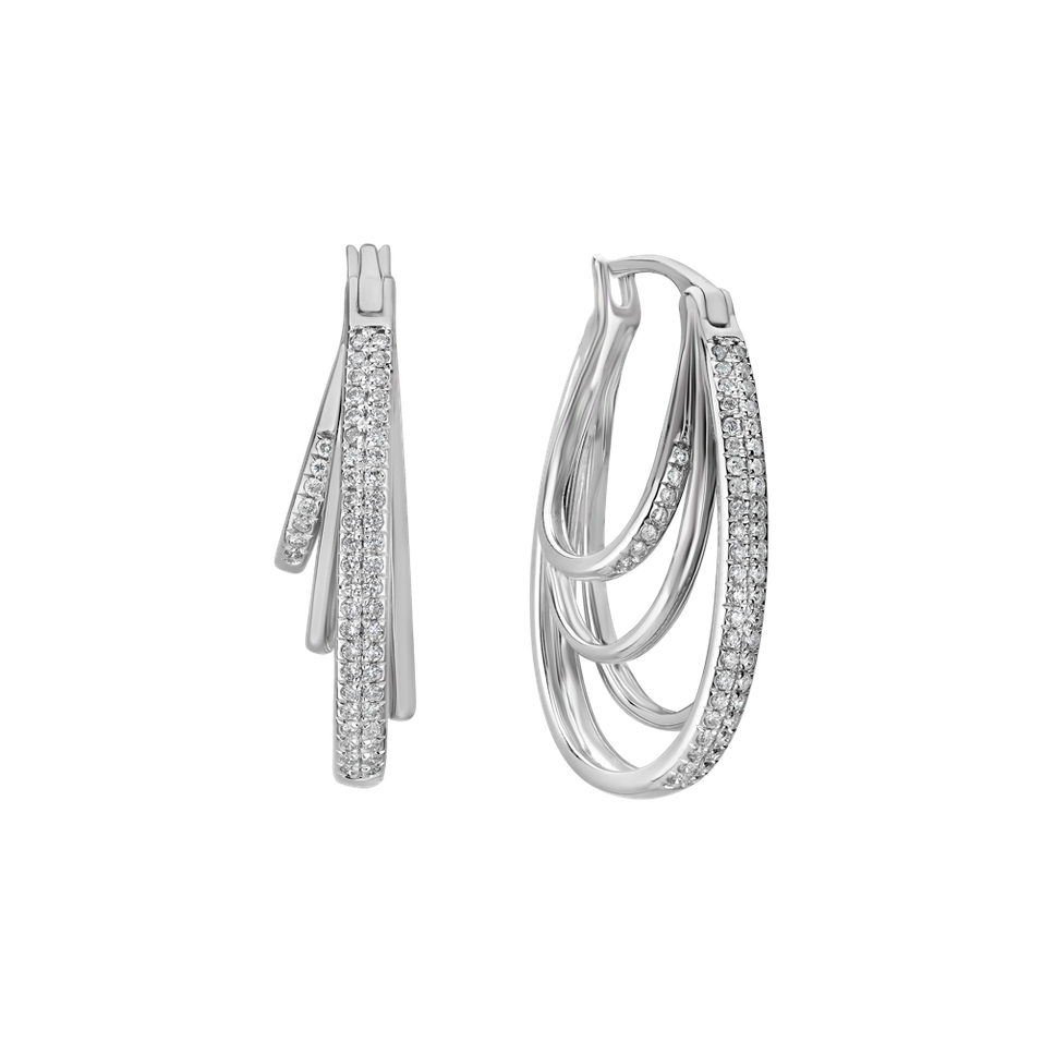 Náušnice s diamanty Charming Orion