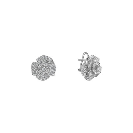 Náušnice s diamanty Diamond Nature