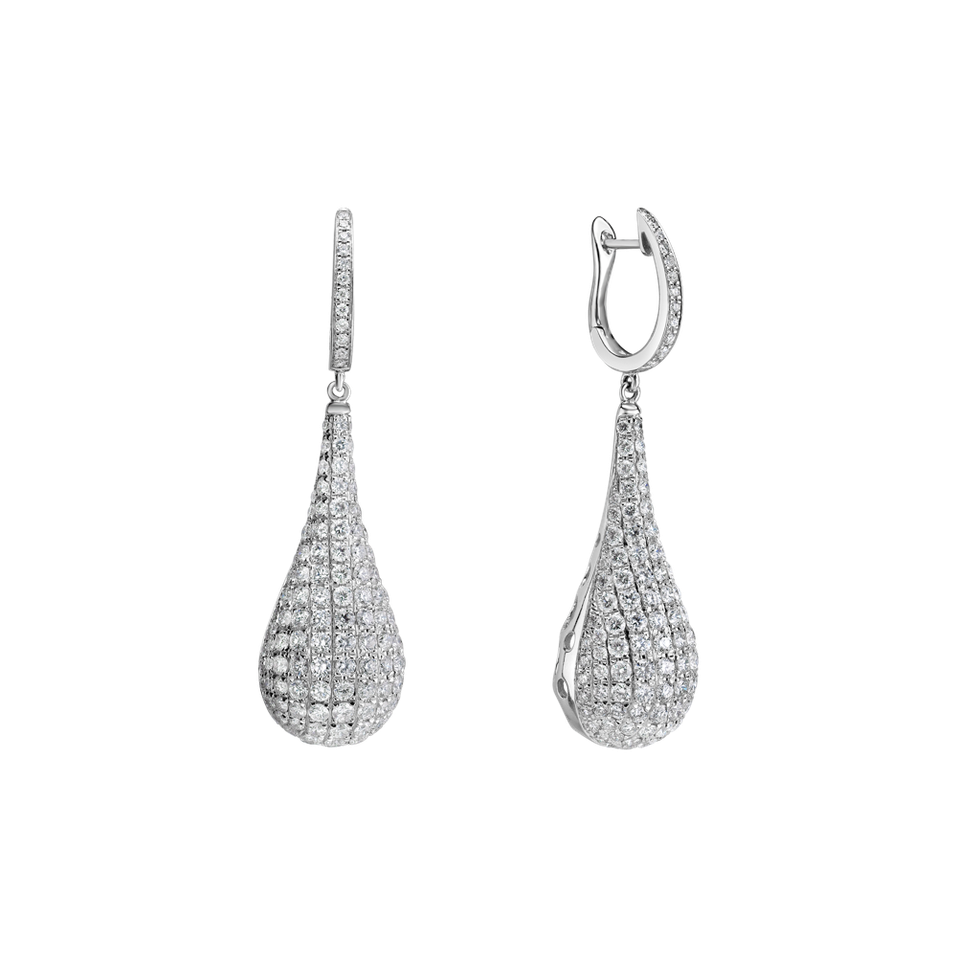 Náušnice s diamanty Inferno Tears