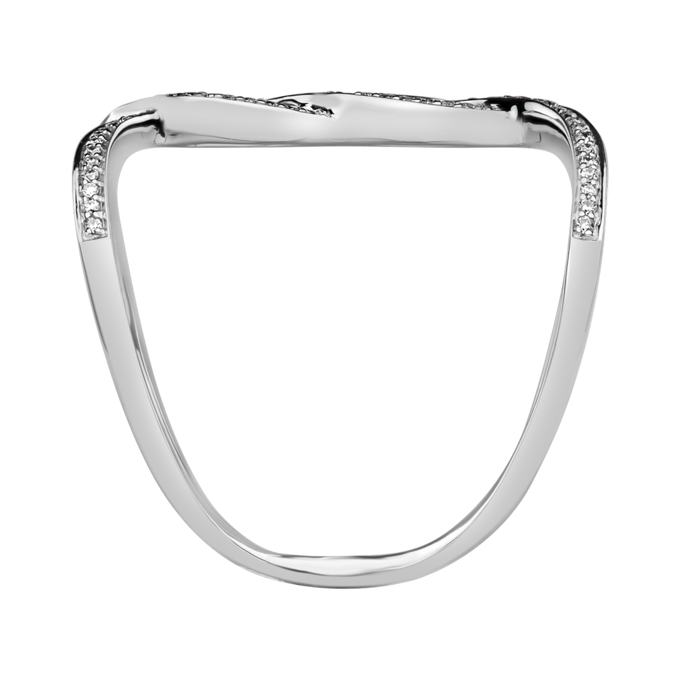 Prsten s diamanty Double Infinity