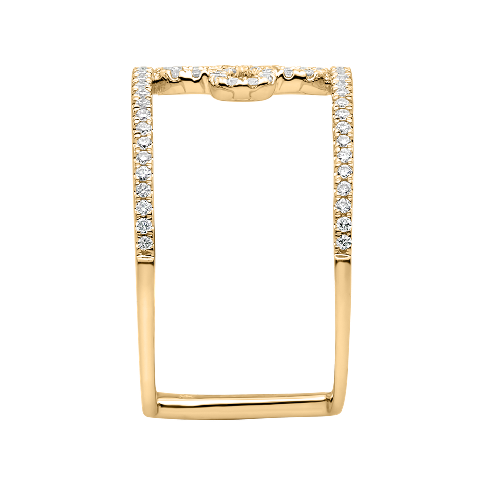 Prsten s diamanty Gorgeous Flower