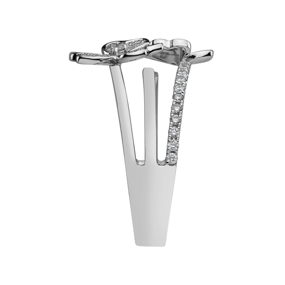 Prsten s diamanty Flowering Garden