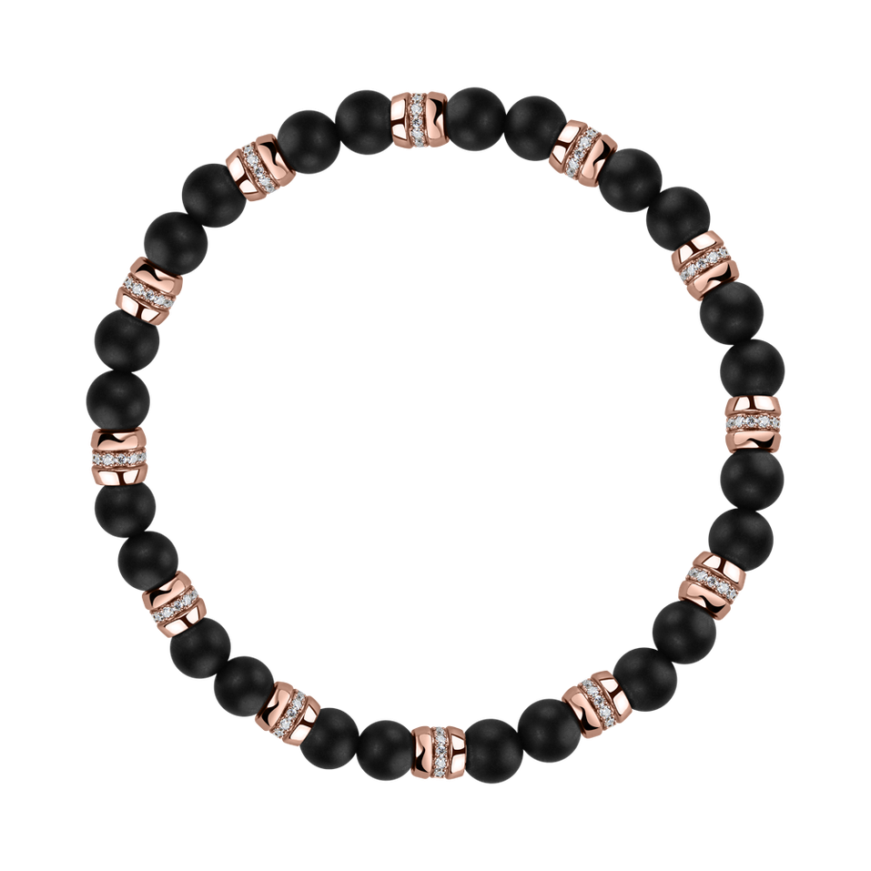 Náramek s diamanty a acháty Moonlight Jewel