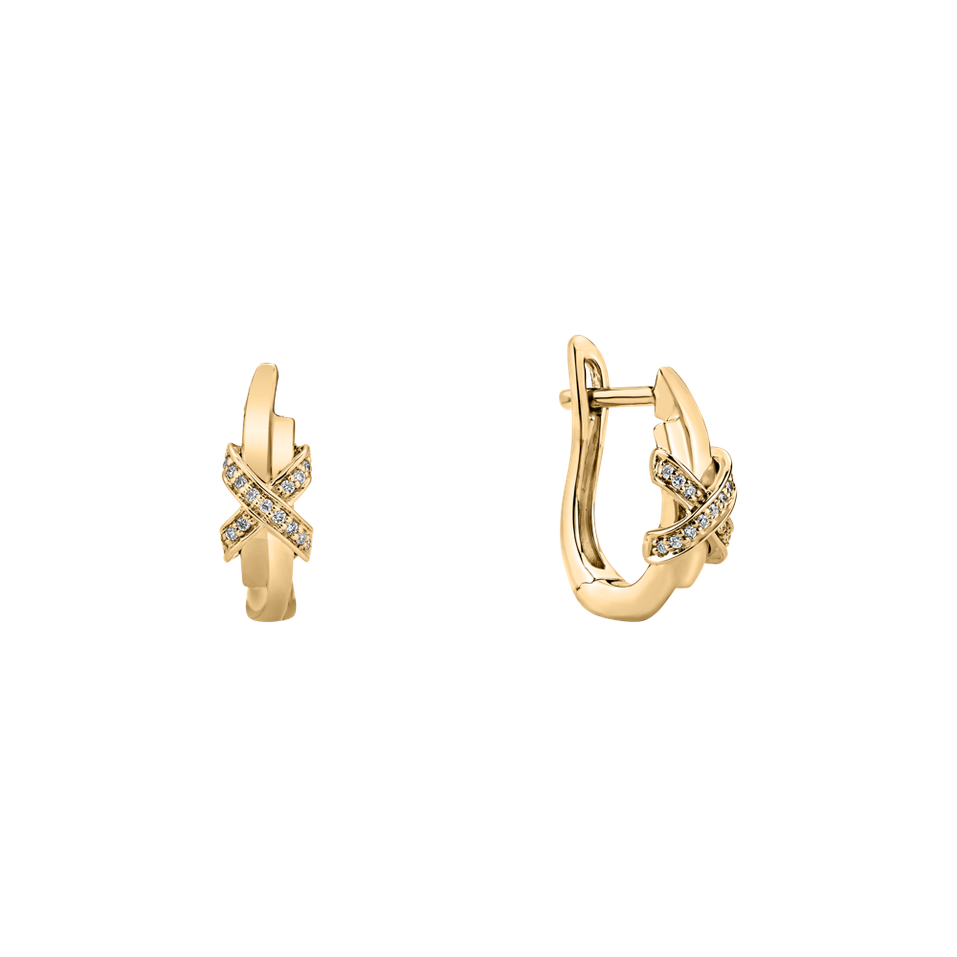 Náušnice s diamanty Sparkling Galaxy