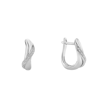 Náušnice s diamanty Infinite Delight