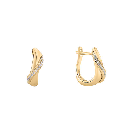 Náušnice s diamanty Infinite Delight