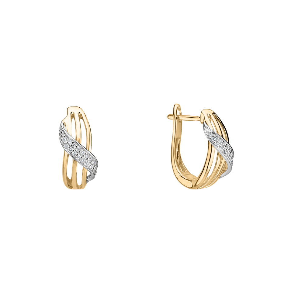 Náušnice s diamanty Star Essence