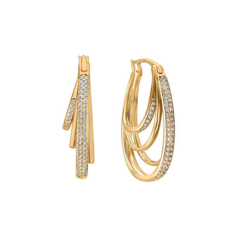 Náušnice s diamanty Charming Orion