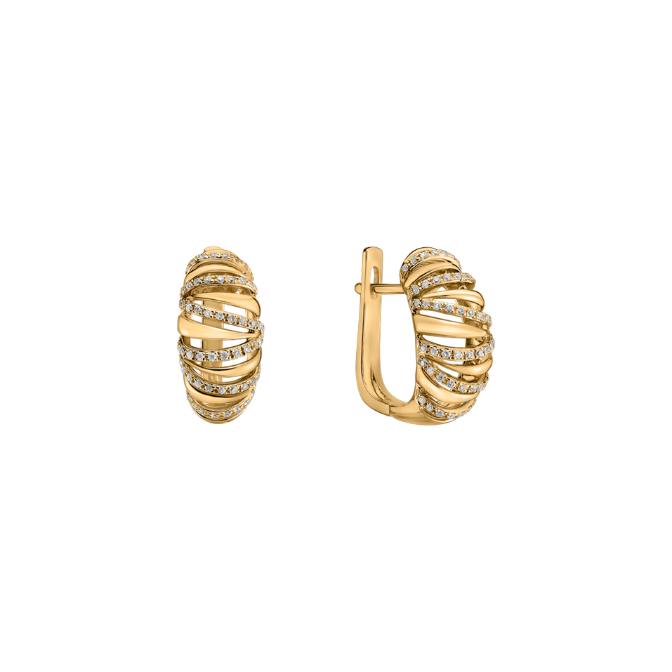 Náušnice s diamanty Opulent Gem