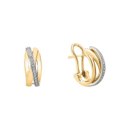 Náušnice s diamanty Galaxy Signature