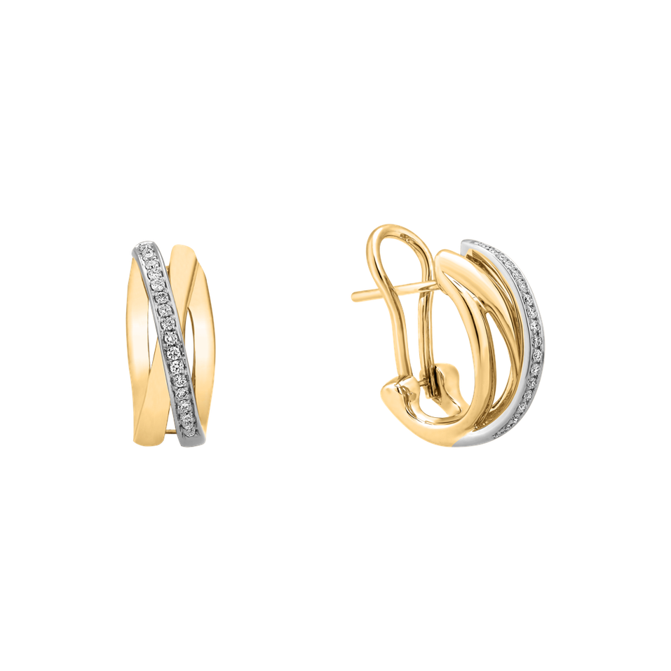 Náušnice s diamanty Galaxy Signature