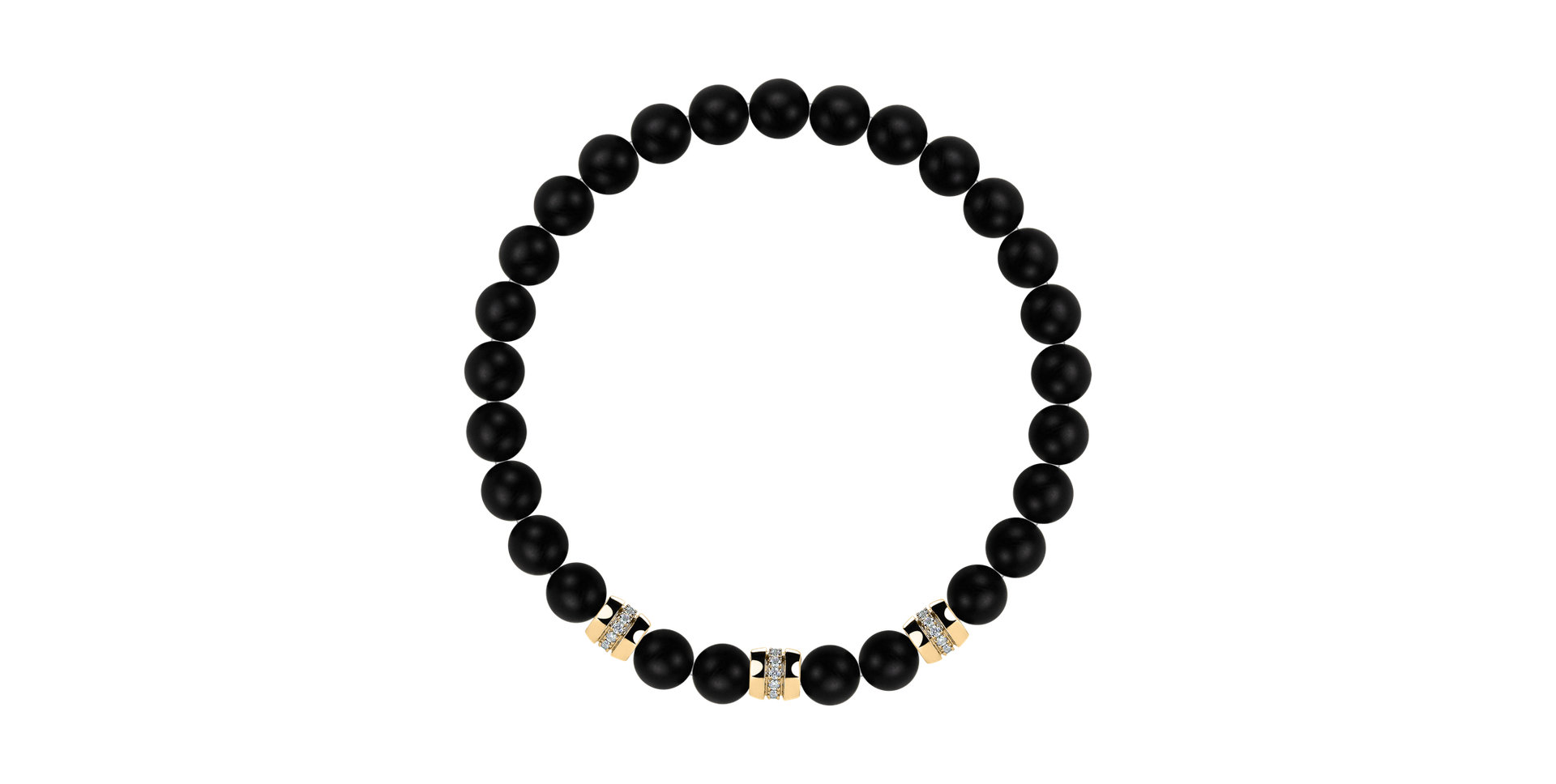 Náramek s diamanty a acháty Magic Jewel