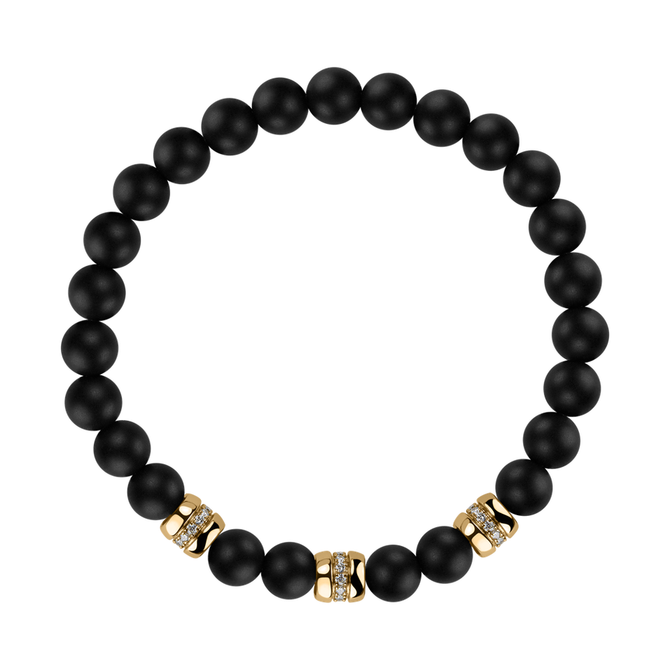 Náramek s diamanty a acháty Magic Jewel