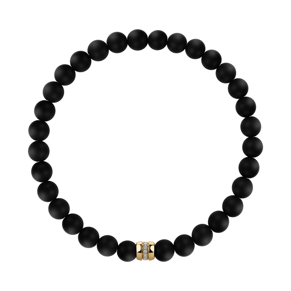 Náramek s diamanty a acháty Oracle