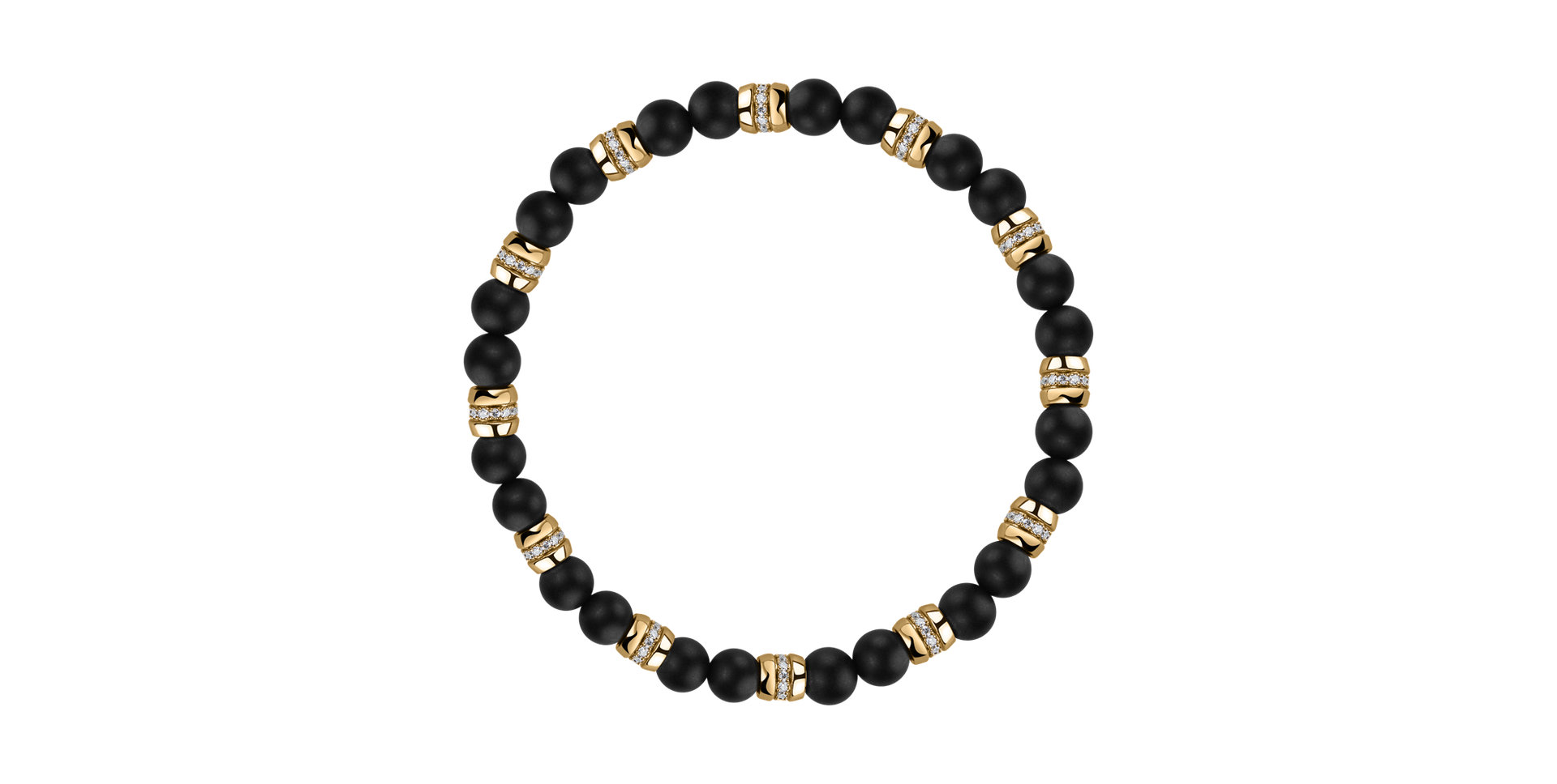 Náramek s diamanty a acháty Moonlight Jewel