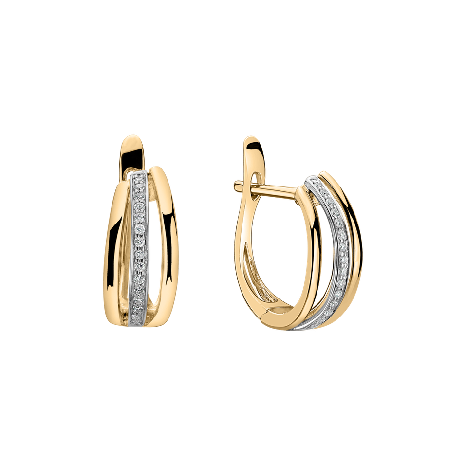 Náušnice s diamanty Sparkling Memory