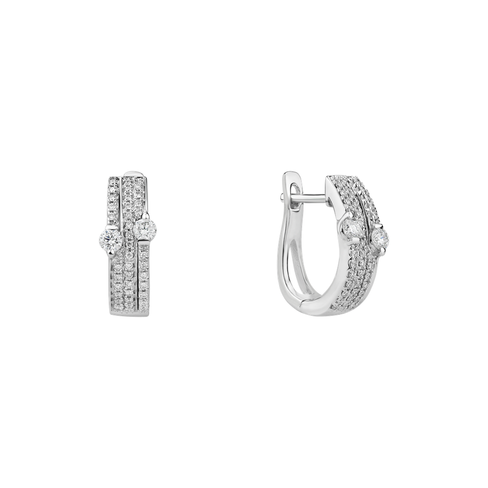 Náušnice s diamanty Ester